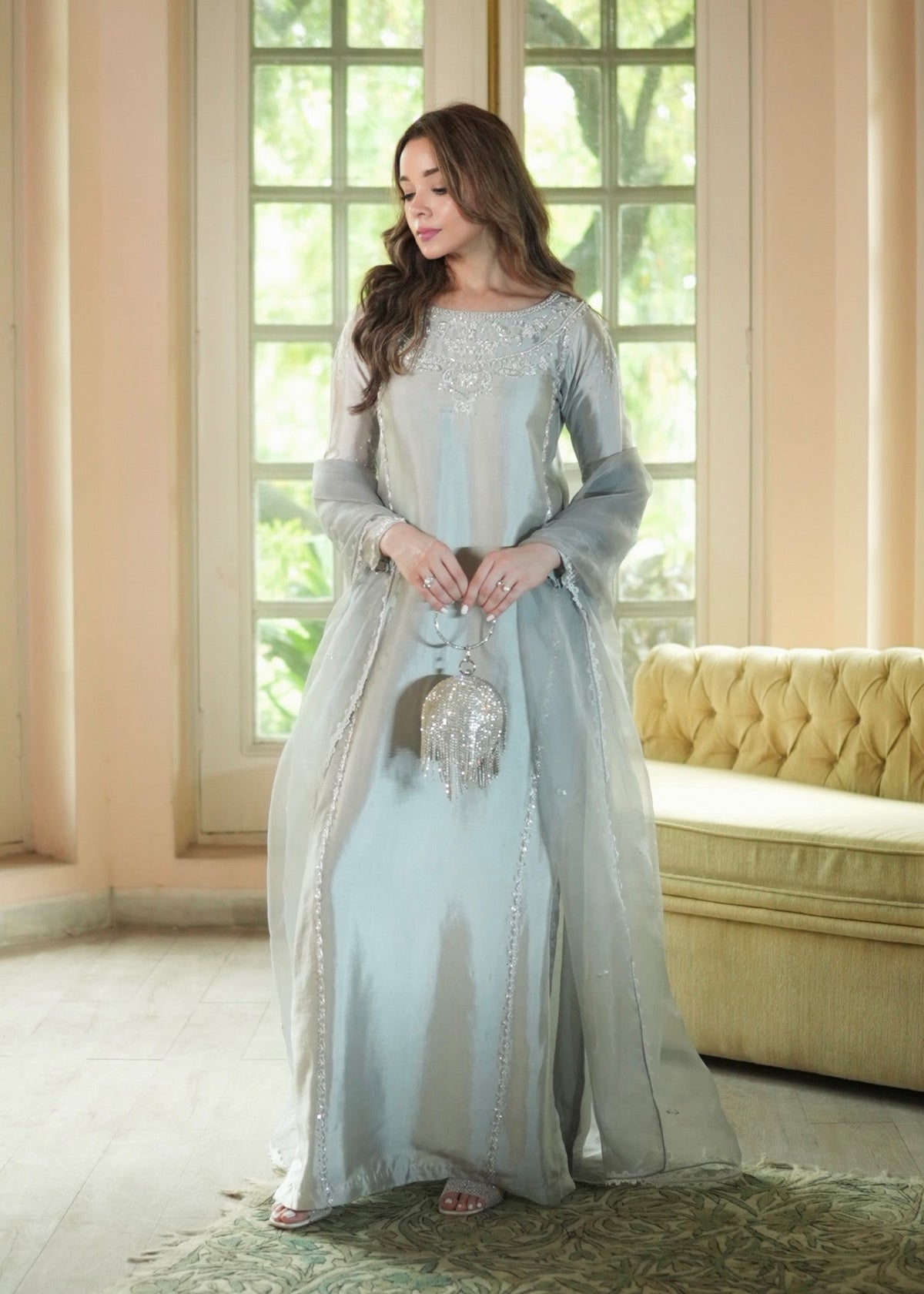 Mahum Asad | The Color Edit | LUMIÈRE by Mahum Asad - Designer Dress  - Type : Ladies Clothes - Available at Libayah - 100% Original 