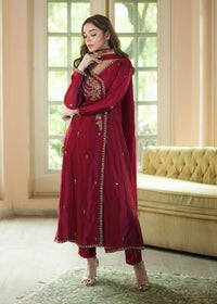Mahum Asad | The Color Edit | VELORA by Mahum Asad - Designer Dress  - Type : Ladies Clothes - Available at Libayah - 100% Original 