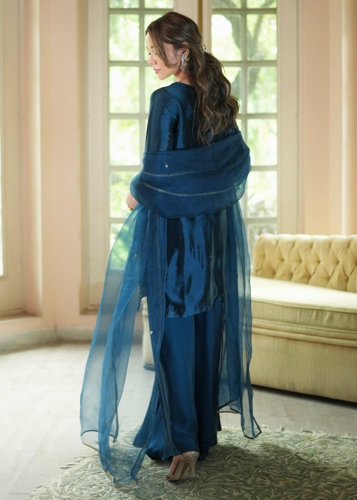 Mahum Asad | The Color Edit | FLORENZA by Mahum Asad - Designer Dress  - Type : Ladies Clothes - Available at Libayah - 100% Original 