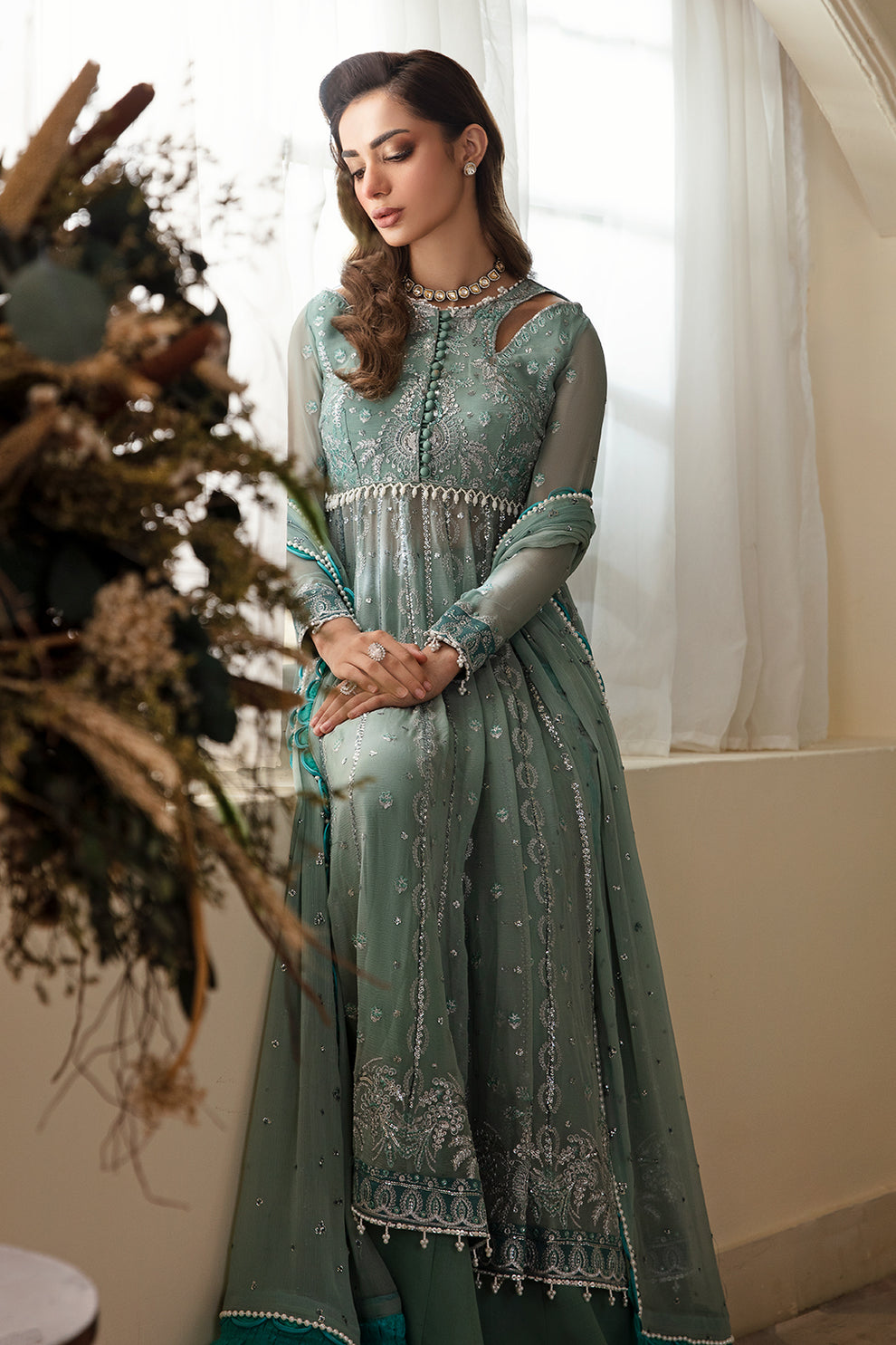 Zarposh | Amirah Collection | Abroo by Zarposh - Designer Dress - Type: Ladies Clothes - Available at Libayah - 100% Original