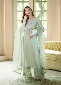 Mahum Asad | The Color Edit | CELESTE by Mahum Asad - Designer Dress  - Type : Ladies Clothes - Available at Libayah - 100% Original 