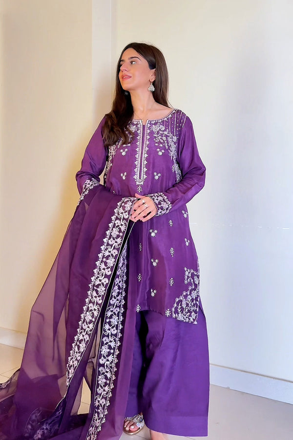 Maryum N Maria | Amani Formals | RAYA - MW40118 by Maryum N Maria - Designer Dress  - Type : Ladies Clothes - Available at Libayah - 100% Original 