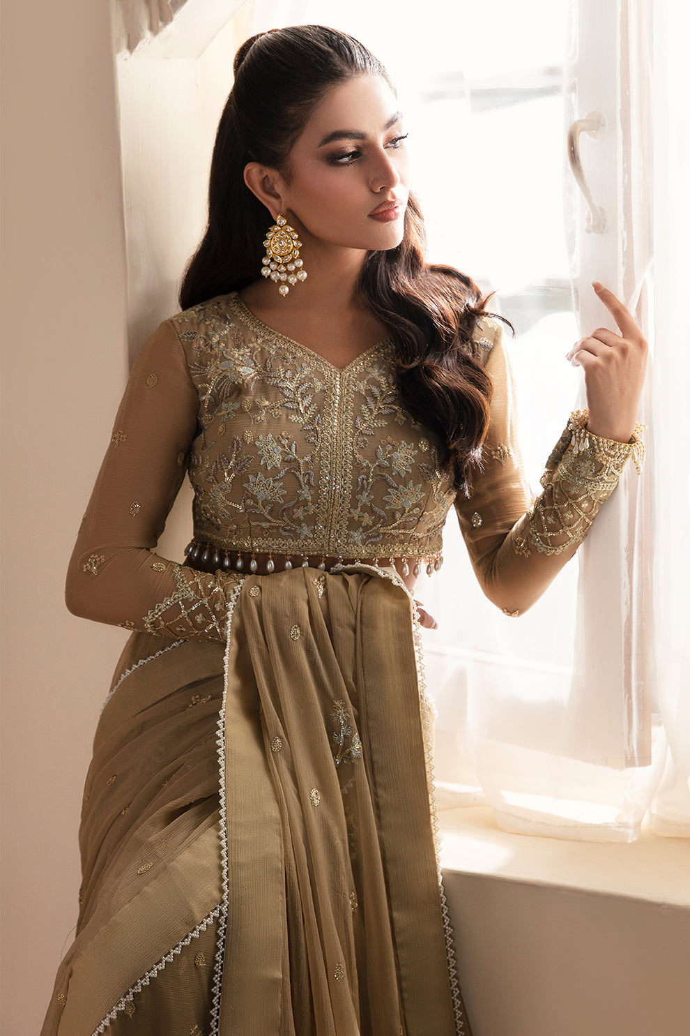Zarposh | Amirah Collection | Mehru by Zarposh - Designer Dress - Type: Ladies Clothes - Available at Libayah - 100% Original