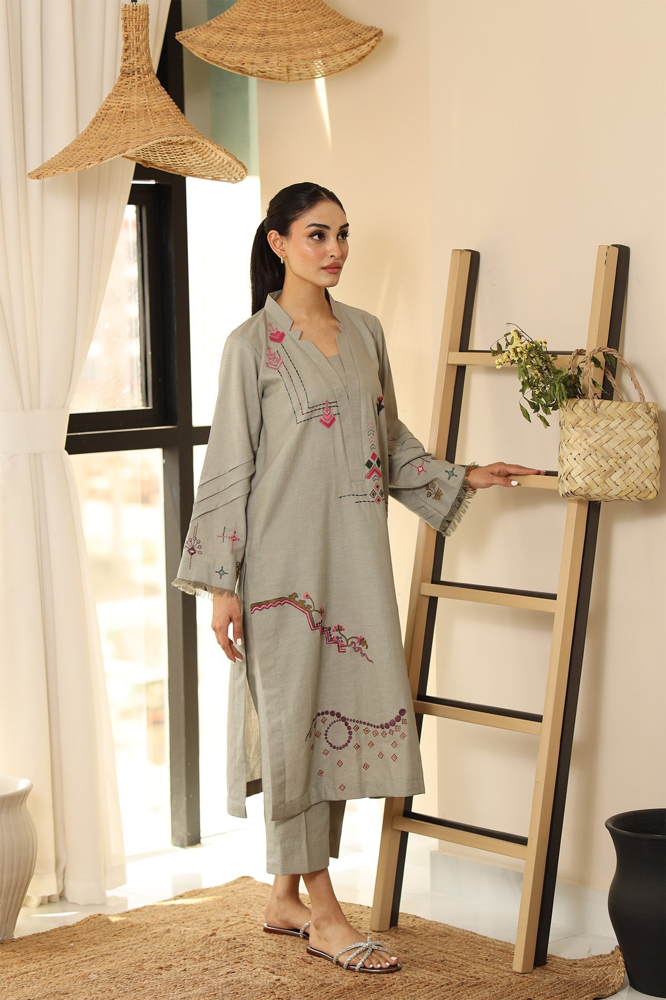 Flairs Studio | Luxury Pret | IVORY by Flairs Studio - Designer Dress - Type: Luxury - Available at Libayah - 100% Original
