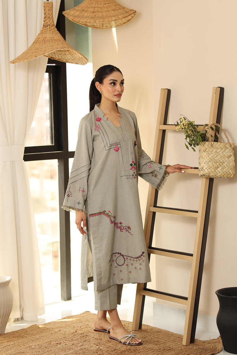 Flairs Studio | Luxury Pret | IVORY by Flairs Studio - Designer Dress - Type: Luxury - Available at Libayah - 100% Original
