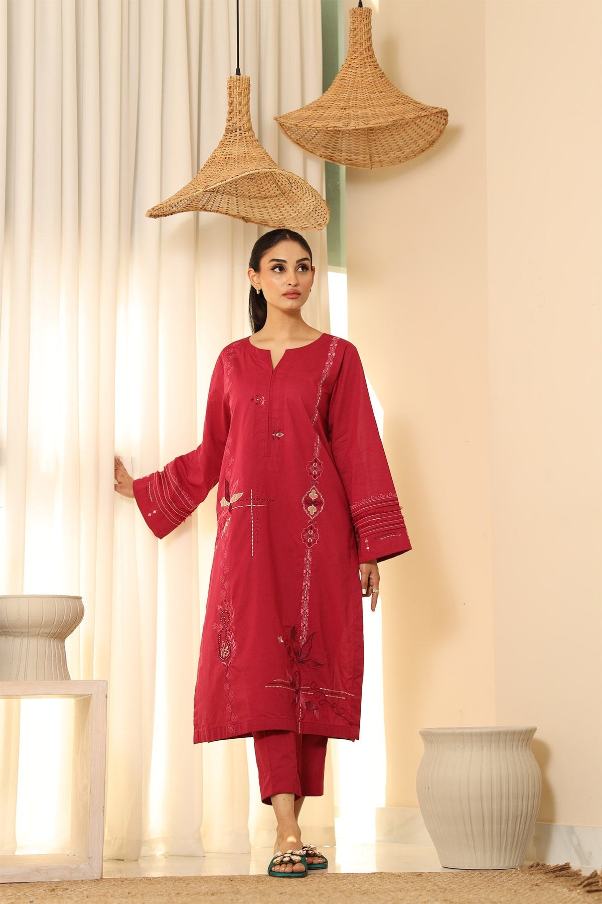 Flairs Studio | Luxury Pret | ROSE by Flairs Studio - Designer Dress - Type: Luxury - Available at Libayah - 100% Original