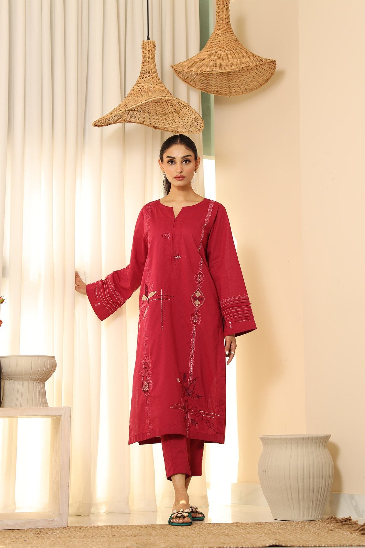 Flairs Studio | Luxury Pret | ROSE by Flairs Studio - Designer Dress - Type: Luxury - Available at Libayah - 100% Original