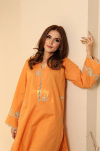 Flairs Studio | Luxury Pret | ORANGE by Flairs Studio - Designer Dress - Type: Luxury - Available at Libayah - 100% Original
