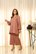 Flairs Studio | Luxury Pret | PEACHY by Flairs Studio - Designer Dress - Type: Luxury - Available at Libayah - 100% Original