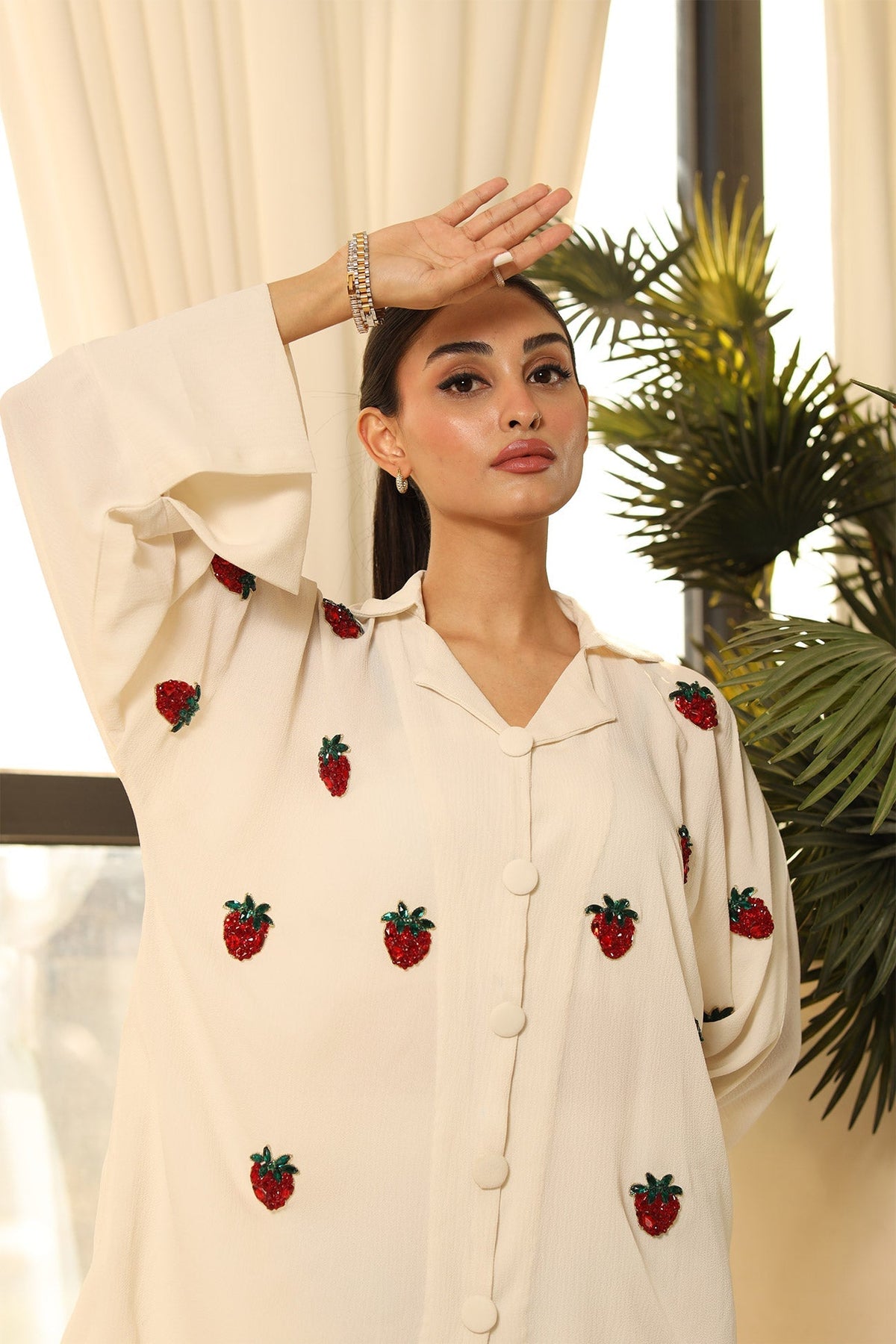 Flairs Studio | Luxury Pret | STRAWBERRY by Flairs Studio - Designer Dress - Type: Luxury - Available at Libayah - 100% Original