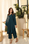 Flairs Studio | Luxury Pret | TEAL by Flairs Studio - Designer Dress - Type: Luxury - Available at Libayah - 100% Original