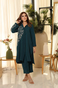Flairs Studio | Luxury Pret | TEAL by Flairs Studio - Designer Dress - Type: Luxury - Available at Libayah - 100% Original