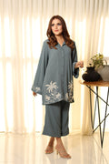 Flairs Studio | Luxury Pret | PALM TREE by Flairs Studio - Designer Dress - Type: Luxury - Available at Libayah - 100% Original