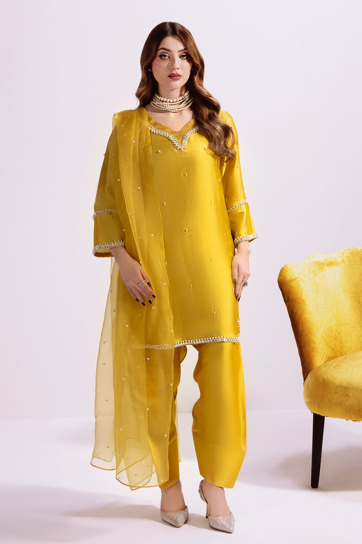 Raja Salahuddin | House of Mina | Sunshine by Raja Salahuddin - Designer Dress - Type: Ladies Clothes - Available at Libayah - 100% Original