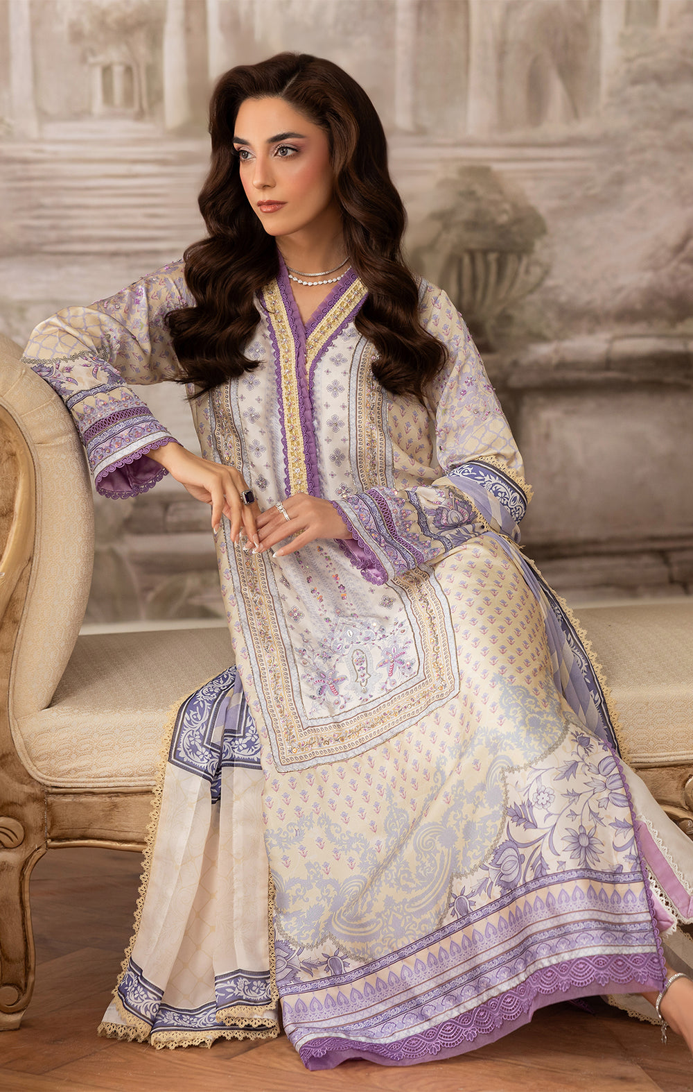 Maya | Eloura Silk Pret 25 |CELIA by Maya - Designer Dress  - Type : Ladies Clothes - Available at Libayah - 100% Original 