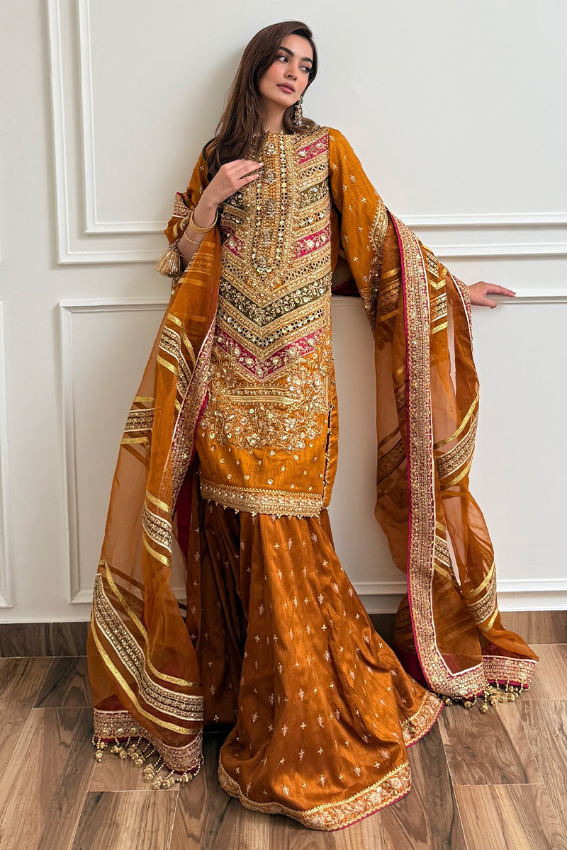 MNR | Zarlish Festive 25 | Jaazah Baloch in Ranjish by MNR - Designer Dress - Type : Ladies Clothes - Available at Libayah - 100% Original 