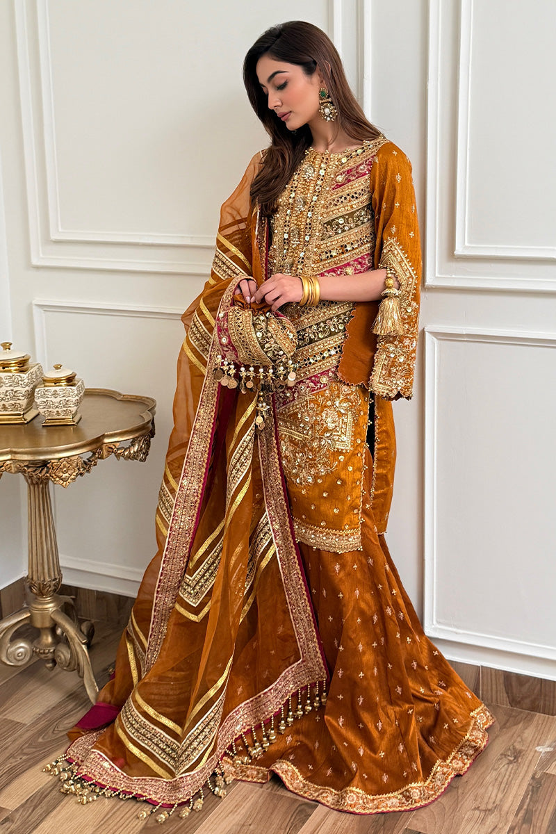 MNR | Zarlish Festive 25 | Jaazah Baloch in Ranjish by MNR - Designer Dress - Type : Ladies Clothes - Available at Libayah - 100% Original 