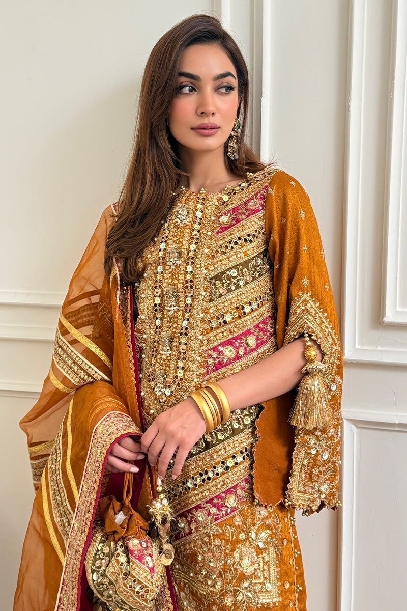 MNR | Zarlish Festive 25 | Jaazah Baloch in Ranjish by MNR - Designer Dress - Type : Ladies Clothes - Available at Libayah - 100% Original 