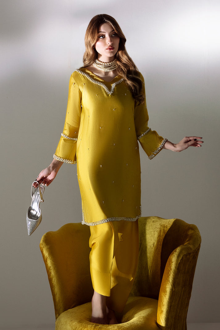 Raja Salahuddin | House of Mina | Sunshine by Raja Salahuddin - Designer Dress - Type: Ladies Clothes - Available at Libayah - 100% Original