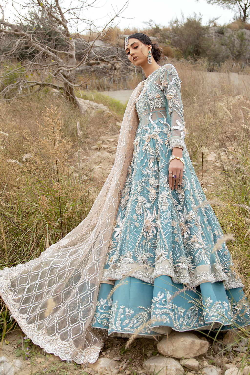 AJR Couture | Dua Bridals | MEHTAB by AJR Couture - Designer Dress - Type: Bridal - Available at Libayah - 100% Original