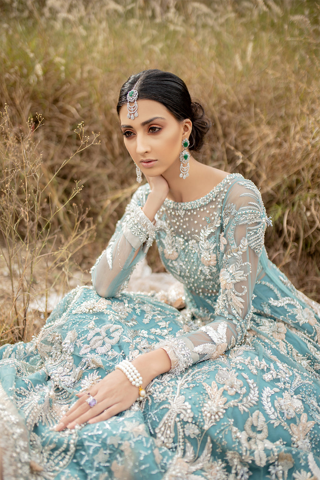 AJR Couture | Dua Bridals | MEHTAB by AJR Couture - Designer Dress - Type: Bridal - Available at Libayah - 100% Original
