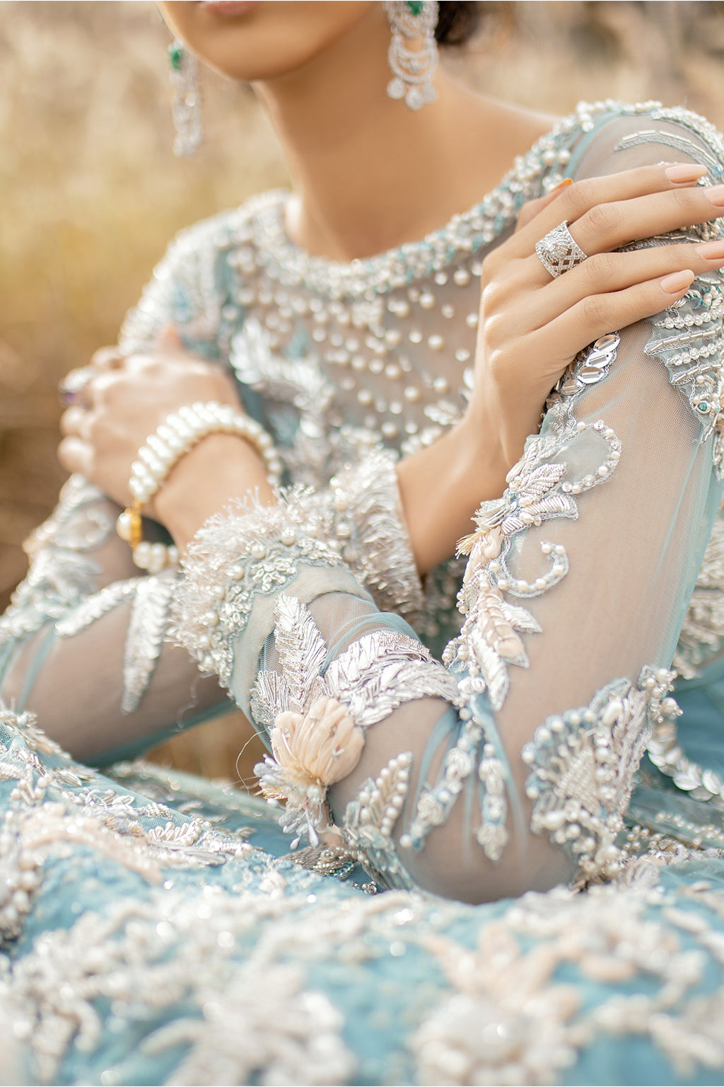 AJR Couture | Dua Bridals | MEHTAB by AJR Couture - Designer Dress - Type: Bridal - Available at Libayah - 100% Original