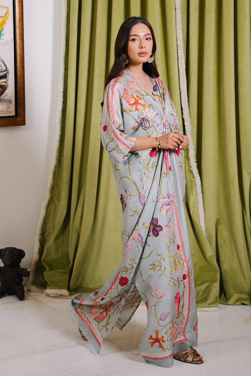 Mina Hassan | Signature Luxe 25 | Botanical Dreams Kaftan by Mina Hassan - Designer Dress - Type : Ladies Clothes - Available at Libayah - 100% Original 