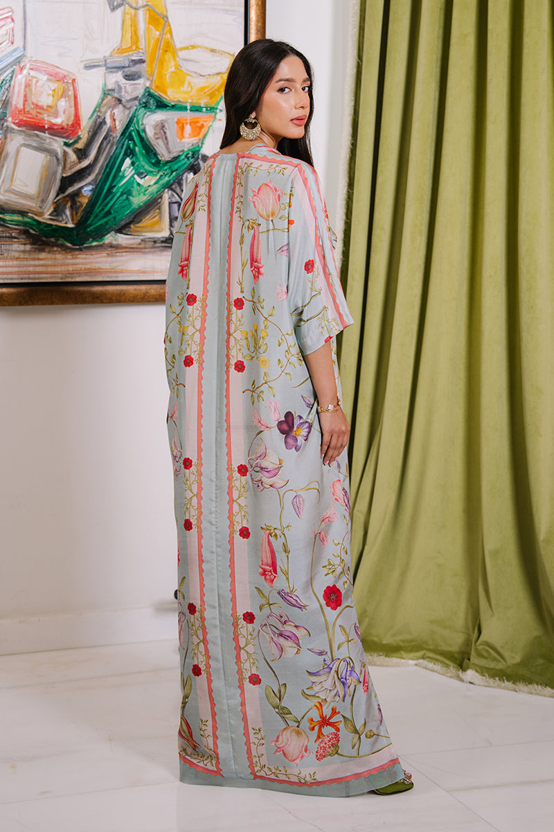 Mina Hassan | Signature Luxe 25 | Botanical Dreams Kaftan by Mina Hassan - Designer Dress - Type : Ladies Clothes - Available at Libayah - 100% Original 