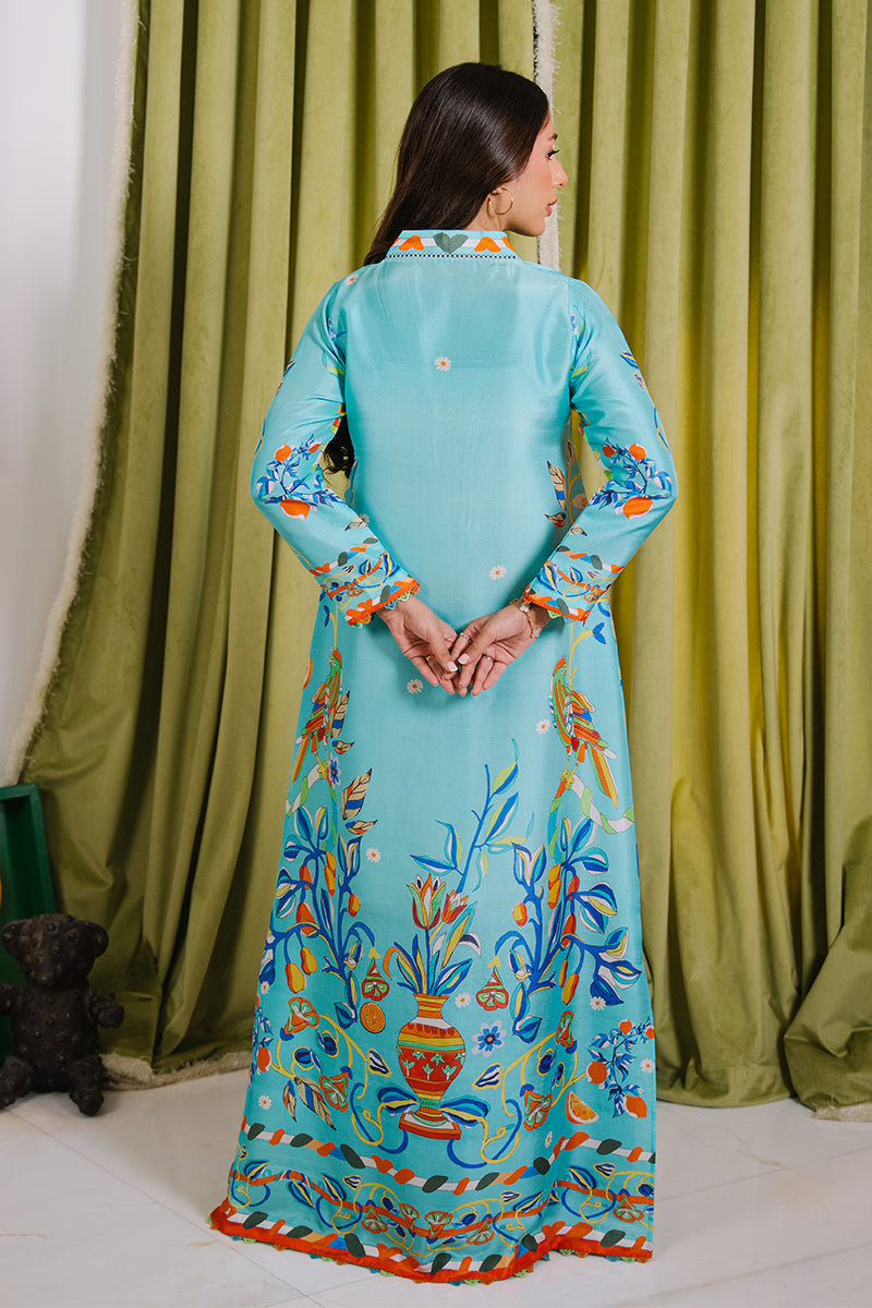 Mina Hassan | Signature Luxe 25 | Amalfi Treat Kaftan - RTS by Mina Hassan - Designer Dress - Type : Ladies Clothes - Available at Libayah - 100% Original 