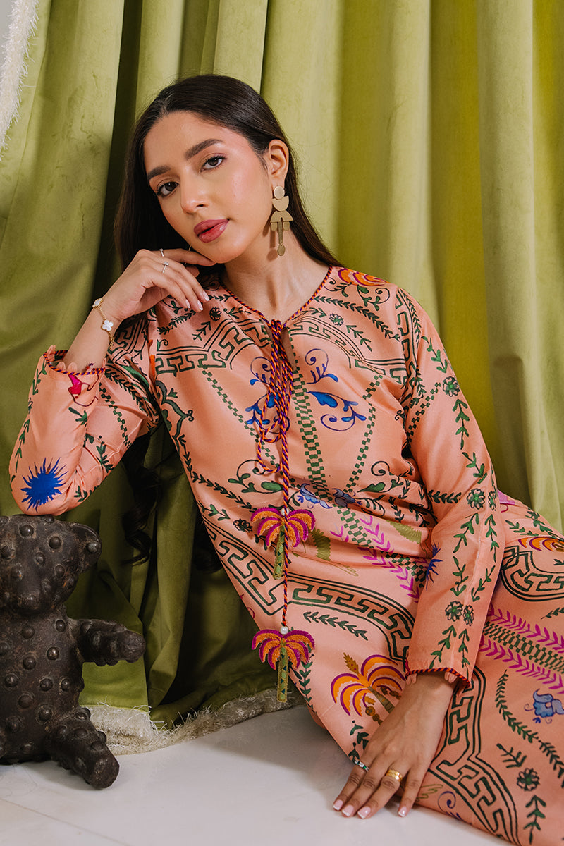 Mina Hassan | Signature Luxe 25 | Les Tigres Kaftan by Mina Hassan - Designer Dress - Type : Ladies Clothes - Available at Libayah - 100% Original 