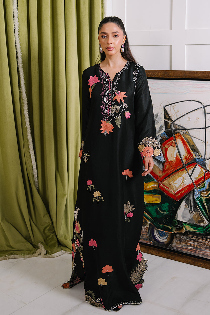 Mina Hassan | Signature Luxe 25 | Midnight Dream Kaftan by Mina Hassan - Designer Dress - Type : Ladies Clothes - Available at Libayah - 100% Original 