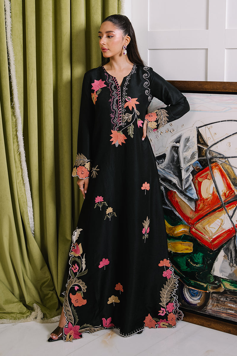 Mina Hassan | Signature Luxe 25 | Midnight Dream Kaftan by Mina Hassan - Designer Dress - Type : Ladies Clothes - Available at Libayah - 100% Original 