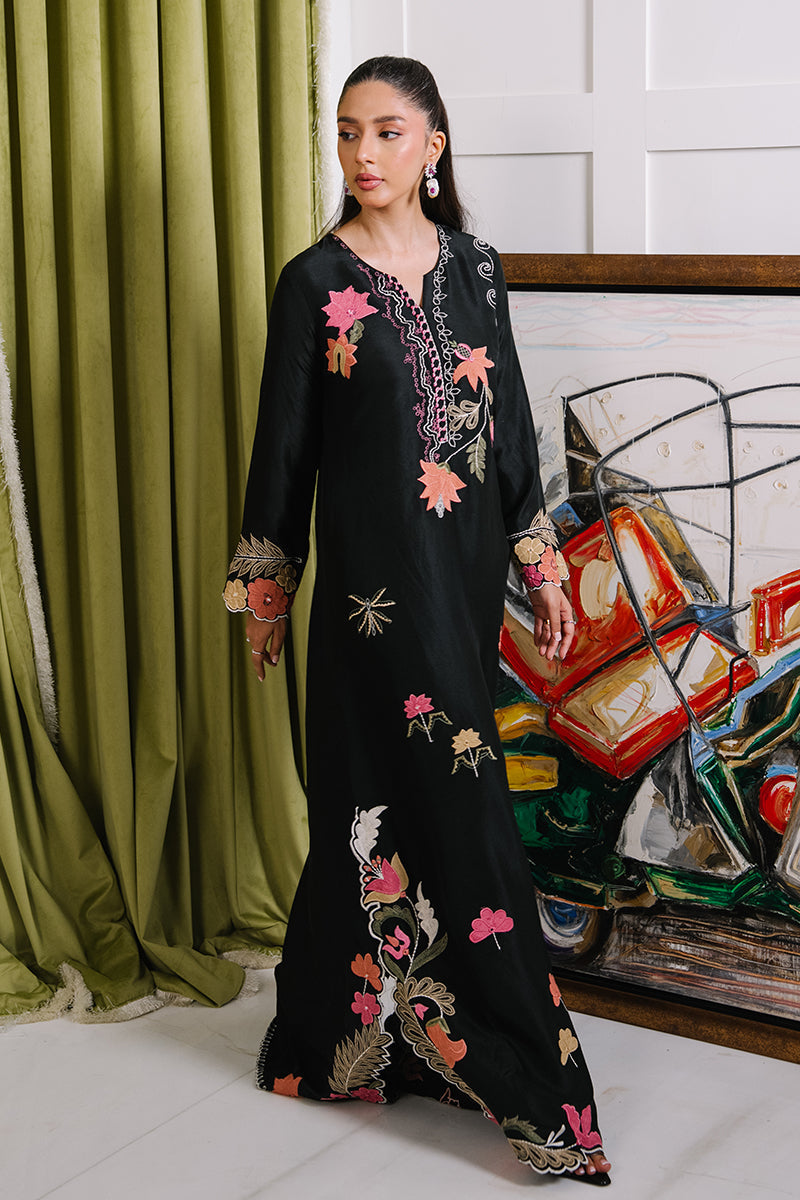 Mina Hassan | Signature Luxe 25 | Midnight Dream Kaftan by Mina Hassan - Designer Dress - Type : Ladies Clothes - Available at Libayah - 100% Original 