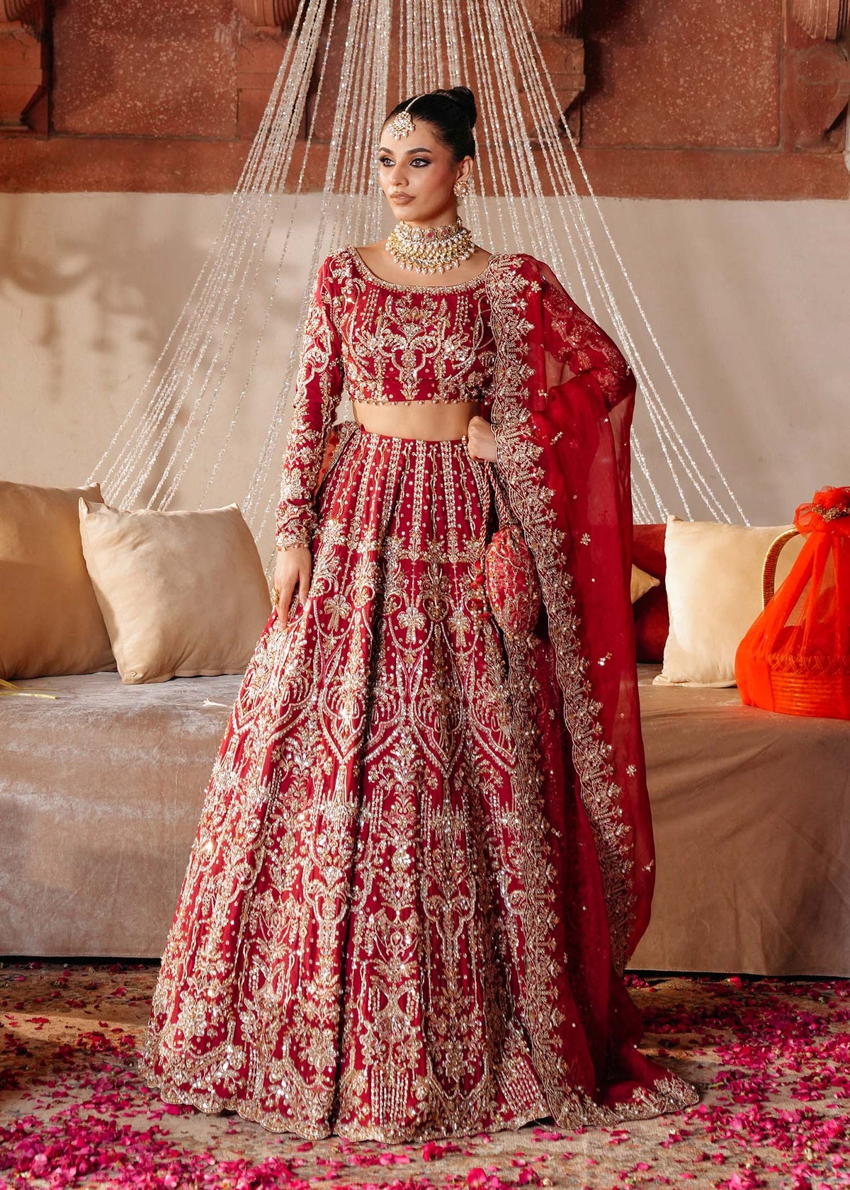 KRISHAM – authentic Pakistani wedding dress from the Kanwal Malik Sajni Wedding Festive bridal collection for women in the UK