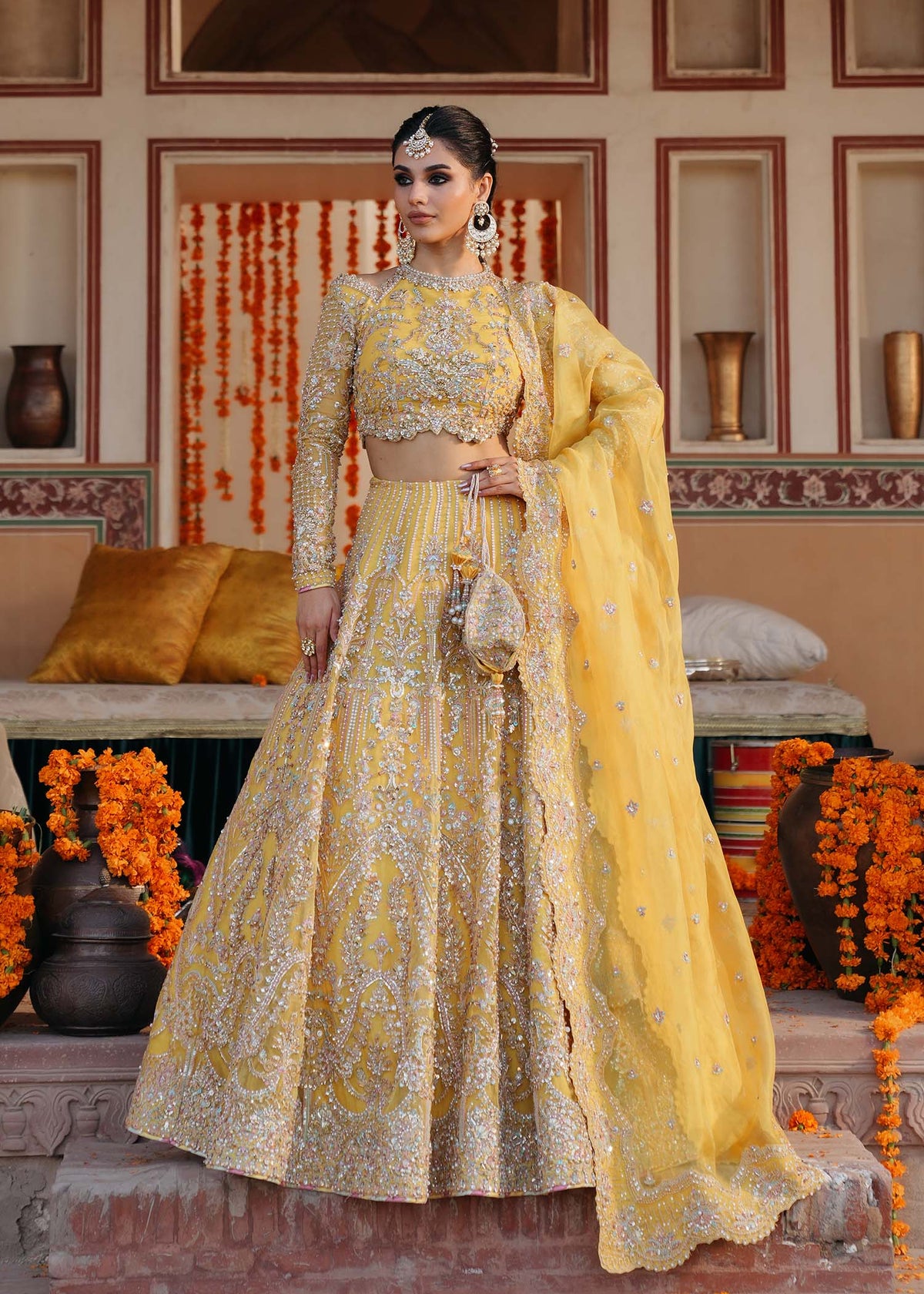 KHIRAD – authentic Pakistani wedding dress from the Kanwal Malik Sajni Wedding Festive bridal collection for women in the UK
