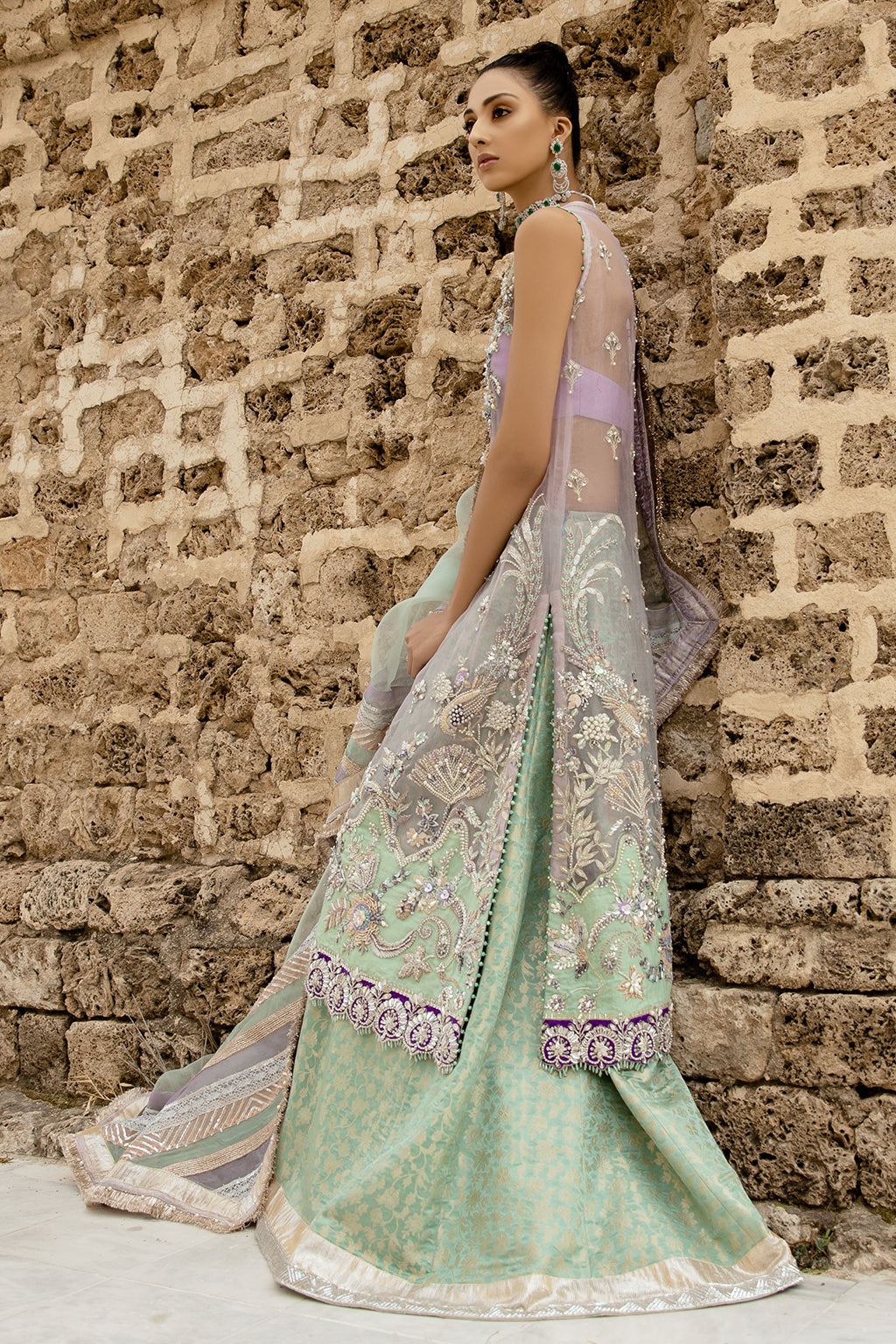 AJR Couture | Dua Bridals | Maherooh by AJR Couture - Designer Dress - Type: Bridal - Available at Libayah - 100% Original