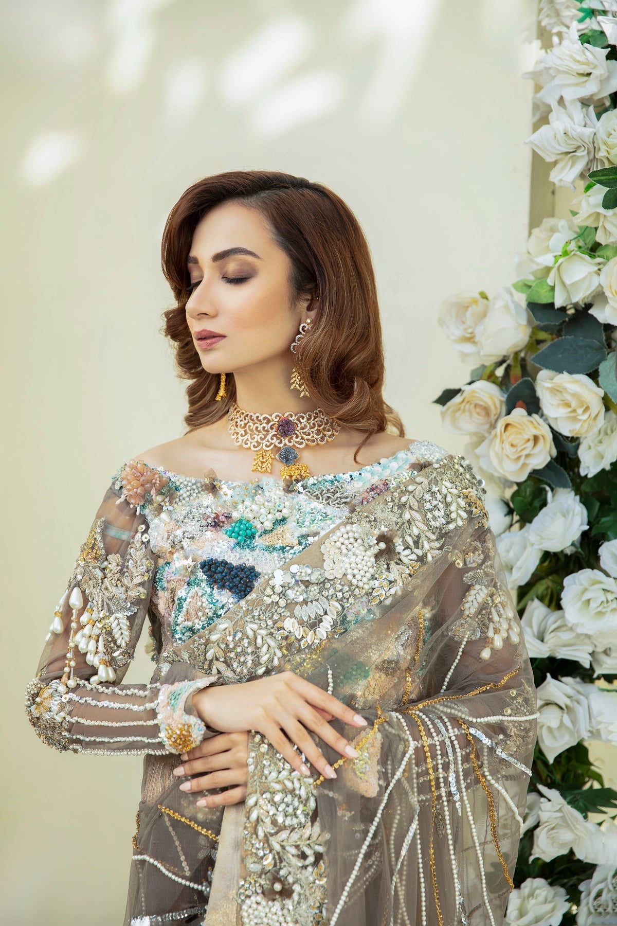 AJR Couture | Bridals Collection | Mehrma by AJR Couture - Designer Dress - Type: Bridal - Available at Libayah - 100% Original