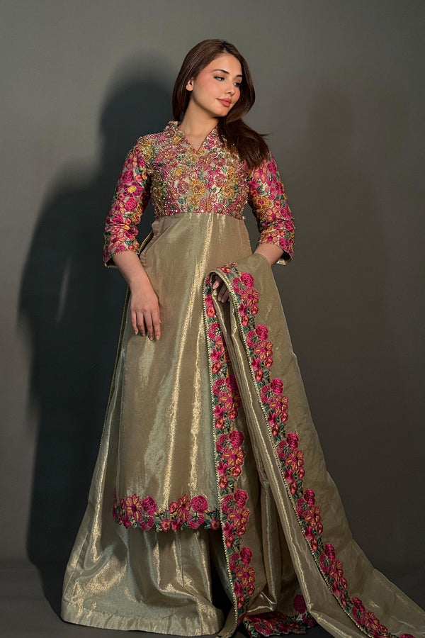 Maryum N Maria | Amani Formals | ZAIRAH - MW40113 by Maryum N Maria - Designer Dress  - Type : Ladies Clothes - Available at Libayah - 100% Original 