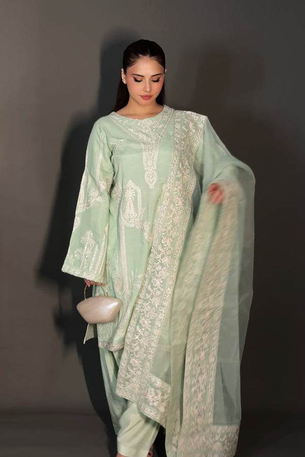 Maryum N Maria | Amani Formals | MIRAAL - MW40115 by Maryum N Maria - Designer Dress  - Type : Ladies Clothes - Available at Libayah - 100% Original 
