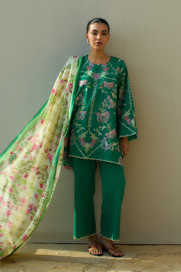 Sania Maskatiya | Luxury Lawn 25 | Jehan (B) by Sania Maskatiya - Designer Dress  - Type : Ladies Clothes - Available at Libayah - 100% Original 