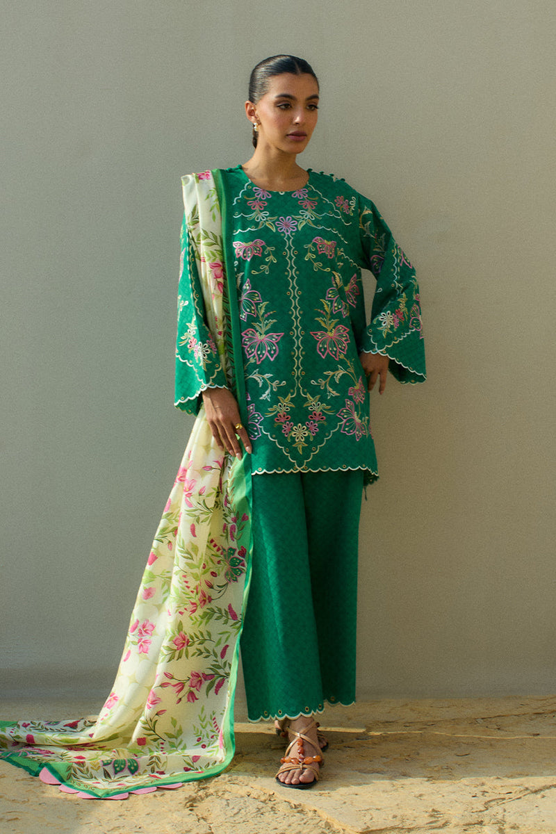 Sania Maskatiya | Luxury Lawn 25 | Jehan (B) by Sania Maskatiya - Designer Dress  - Type : Ladies Clothes - Available at Libayah - 100% Original 