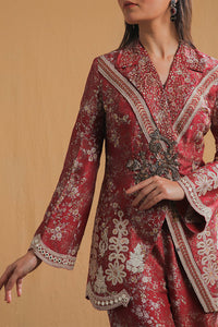 Shamaeel Ansari | Majestic Legacy | Ruby Royal Heritage by Shamaeel Ansari - Designer Dress  - Type : Ladies Clothes - Available at Libayah - 100% Original 