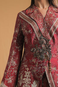 Shamaeel Ansari | Majestic Legacy | Ruby Royal Heritage by Shamaeel Ansari - Designer Dress  - Type : Ladies Clothes - Available at Libayah - 100% Original 
