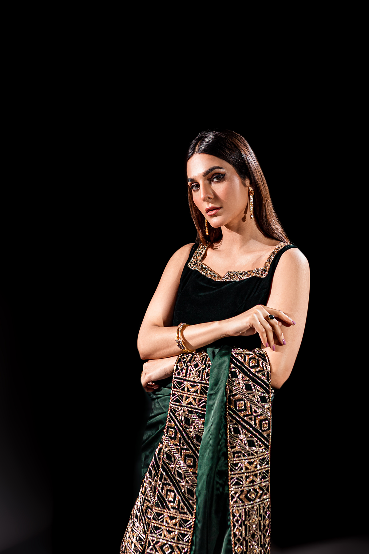 Ayesha and Usman | Celestial Night | Maya by Ayesha and Usman - Designer Dress - Type: Ladies Clothes - Available at Libayah - 100% Original