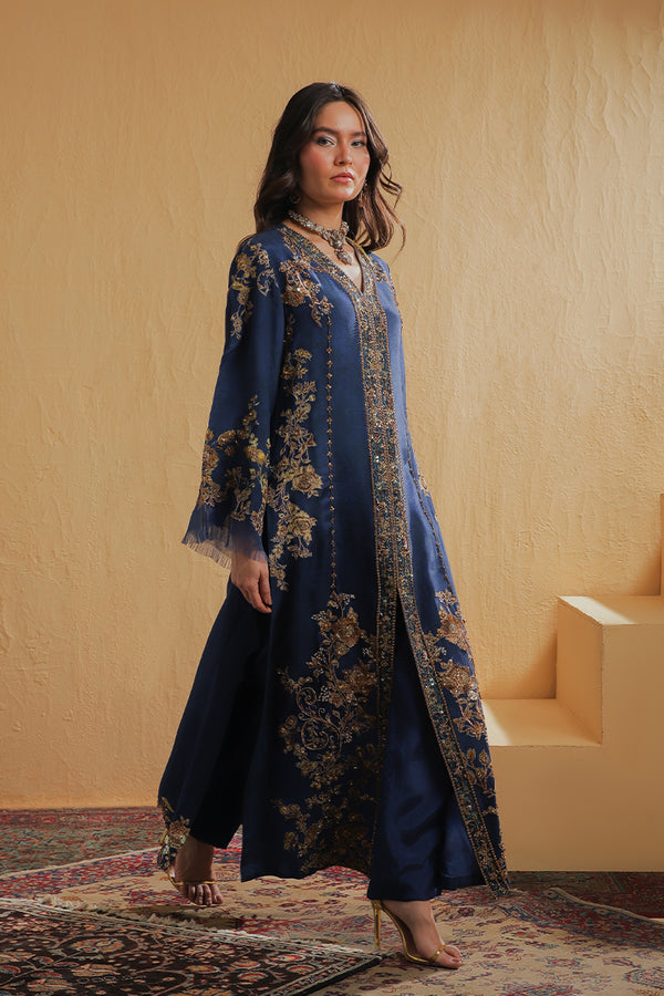 Shamaeel Ansari | Majestic Legacy | Sapphire Signature by Shamaeel Ansari - Designer Dress  - Type : Ladies Clothes - Available at Libayah - 100% Original 