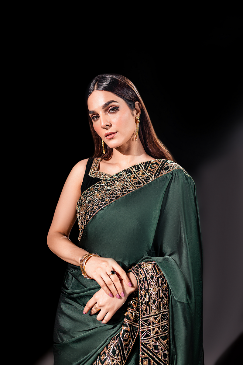 Ayesha and Usman | Celestial Night | Maya by Ayesha and Usman - Designer Dress - Type: Ladies Clothes - Available at Libayah - 100% Original