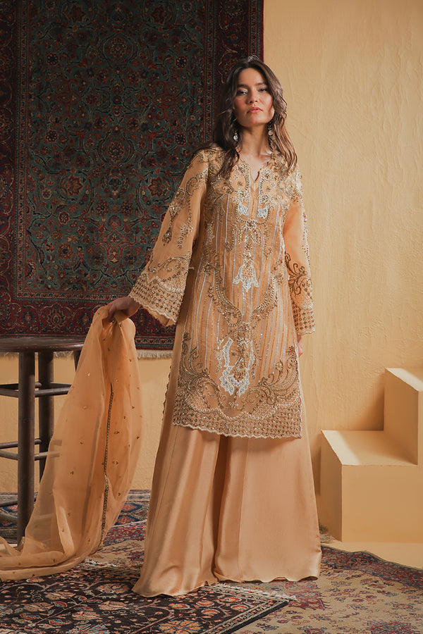 Shamaeel Ansari | Majestic Legacy | Amber Elixir by Shamaeel Ansari - Designer Dress  - Type : Ladies Clothes - Available at Libayah - 100% Original 