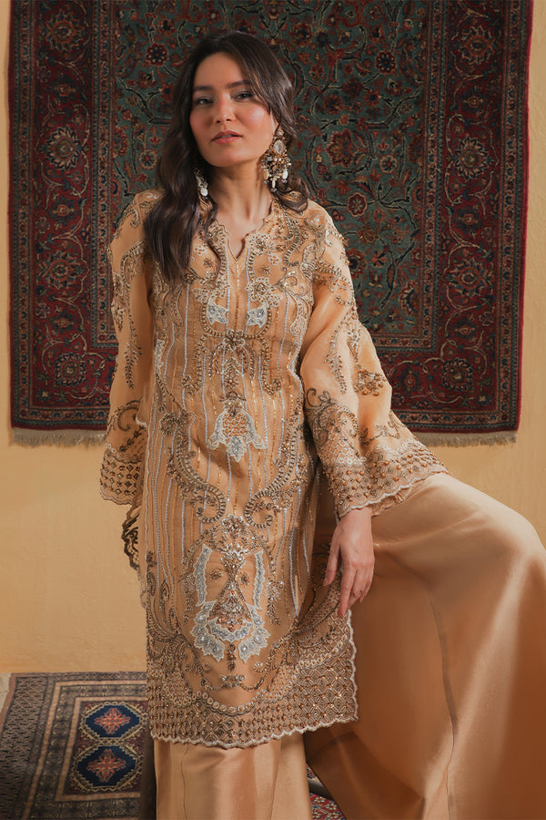 Shamaeel Ansari | Majestic Legacy | Amber Elixir by Shamaeel Ansari - Designer Dress  - Type : Ladies Clothes - Available at Libayah - 100% Original 