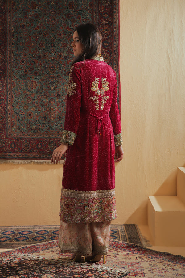 Shamaeel Ansari | Majestic Legacy |Crimson Heritage by Shamaeel Ansari - Designer Dress  - Type : Ladies Clothes - Available at Libayah - 100% Original 