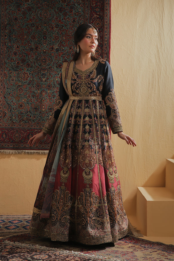 Shamaeel Ansari | Majestic Legacy | Royal Pishwas by Shamaeel Ansari - Designer Dress  - Type : Ladies Clothes - Available at Libayah - 100% Original 